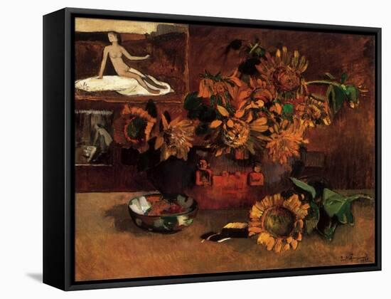 Still Life with Sunflowers, 1901-Paul Gauguin-Framed Premier Image Canvas