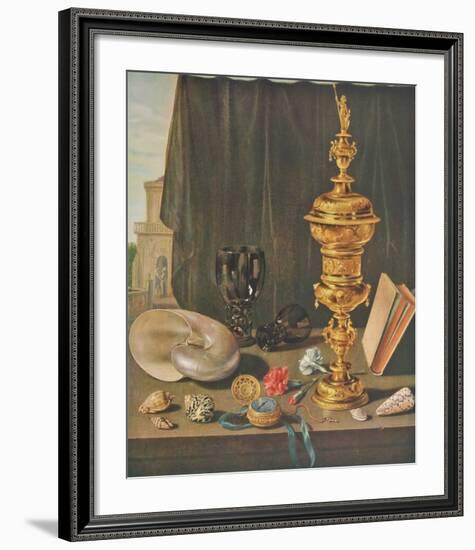 Still Life with Tall Golden Cup-Pieter Claesz-Framed Collectable Print