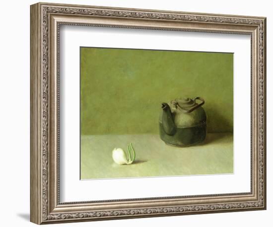 Still Life with Teapot and Onion-Emil Carlsen-Framed Giclee Print