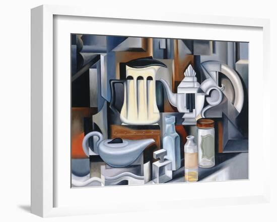 Still Life with Teapots-Catherine Abel-Framed Giclee Print