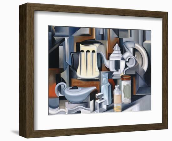 Still Life with Teapots-Catherine Abel-Framed Premium Giclee Print