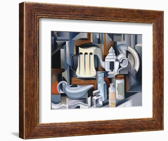 Still Life with Teapots-Catherine Abel-Framed Premium Giclee Print