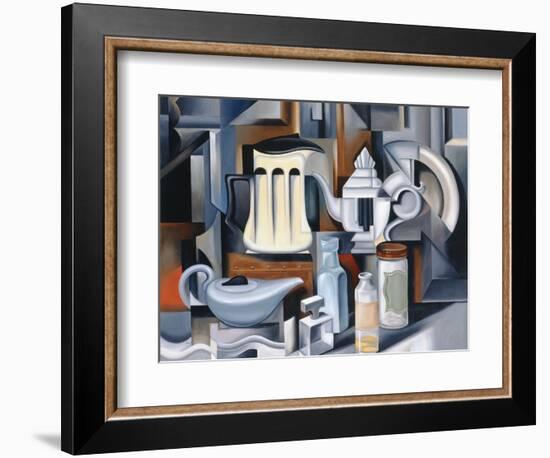 Still Life with Teapots-Catherine Abel-Framed Premium Giclee Print