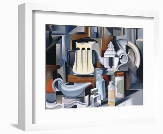 Still Life with Teapots-Catherine Abel-Framed Giclee Print