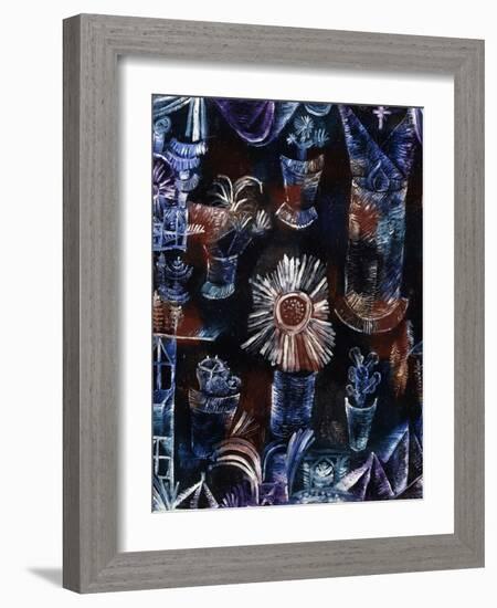 Still-Life with Thistle-Paul Klee-Framed Giclee Print