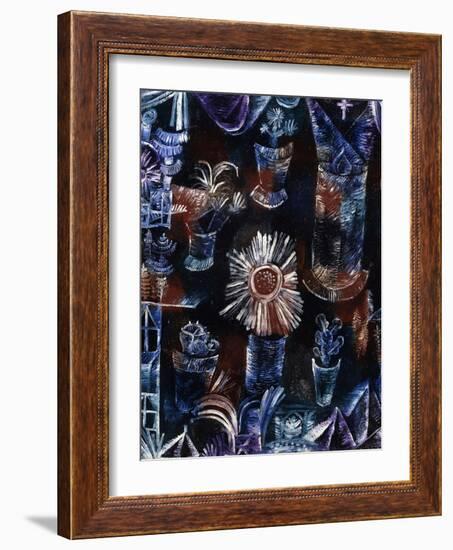 Still-Life with Thistle-Paul Klee-Framed Giclee Print