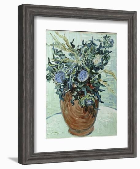 Still Life with Thistles, 1890-Vincent van Gogh-Framed Giclee Print