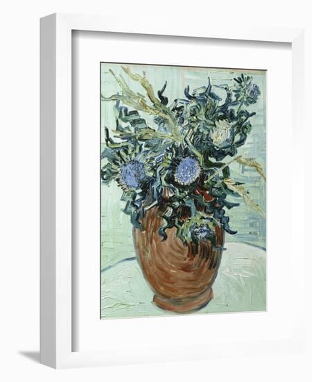 Still Life with Thistles, 1890-Vincent van Gogh-Framed Giclee Print