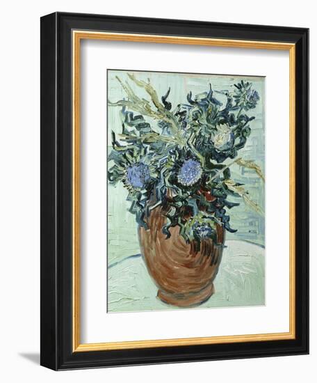 Still Life with Thistles, 1890-Vincent van Gogh-Framed Giclee Print