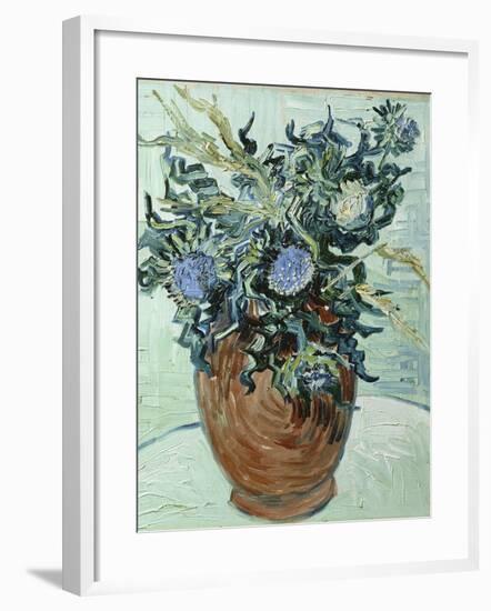 Still Life with Thistles, 1890-Vincent van Gogh-Framed Giclee Print