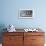 Still Life with Three Autumn Pears on an Old Table-Barbara Dudzinska-Framed Photographic Print displayed on a wall