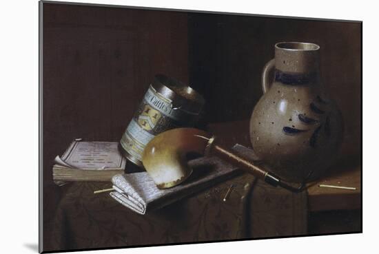 Still Life with Three Castles Tobacco, no.2-William Michael Harnett-Mounted Giclee Print