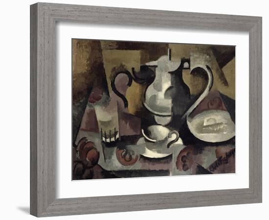 Still Life with Three Handles-Roger de La Fresnaye-Framed Giclee Print