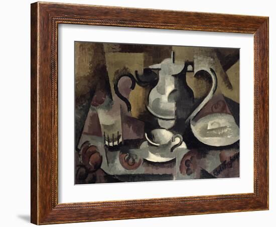 Still Life with Three Handles-Roger de La Fresnaye-Framed Giclee Print