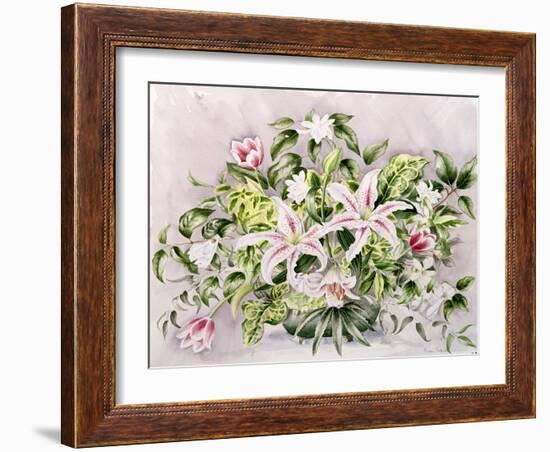 Still Life with Tiger Lilies, 1996-Alison Cooper-Framed Giclee Print