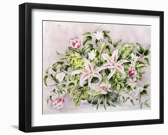 Still Life with Tiger Lilies, 1996-Alison Cooper-Framed Giclee Print