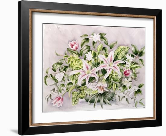 Still Life with Tiger Lilies, 1996-Alison Cooper-Framed Giclee Print