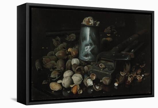 Still Life with Tin Can and Nuts, c.1886-Joseph Decker-Framed Premier Image Canvas