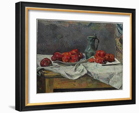 Still Life with Tomatoes, 1883-Paul Gauguin-Framed Giclee Print