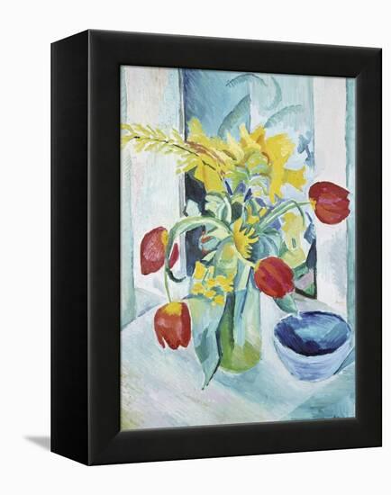 Still Life with Tulips, 1912-August Macke-Framed Premier Image Canvas