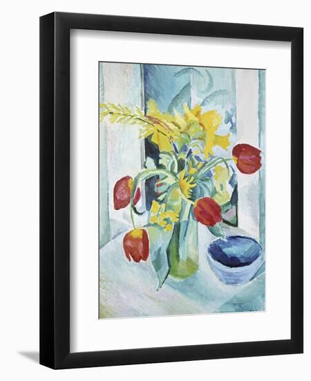 Still Life with Tulips, 1912-August Macke-Framed Giclee Print