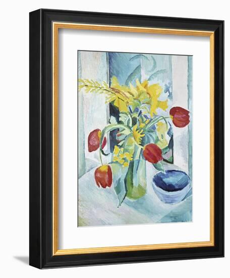 Still Life with Tulips, 1912-August Macke-Framed Giclee Print