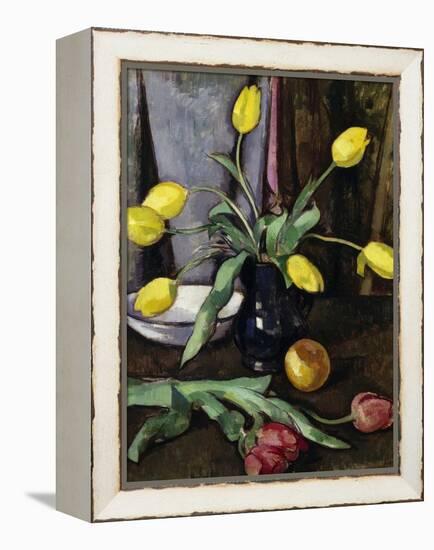 Still-Life with Tulips-Samuel John Peploe-Framed Premier Image Canvas