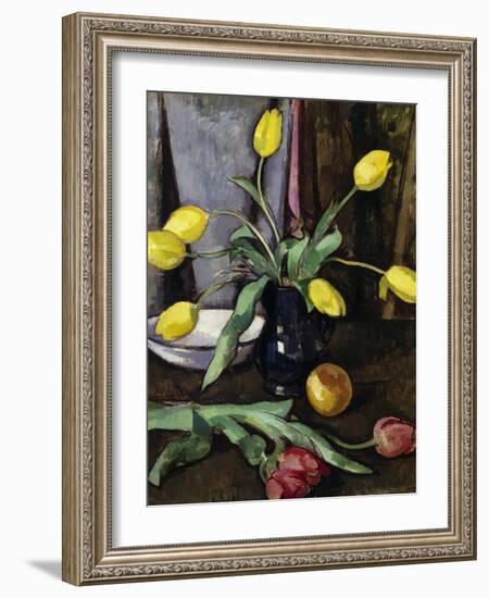 Still-Life with Tulips-Samuel John Peploe-Framed Giclee Print