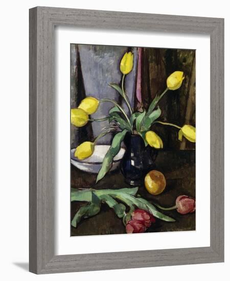 Still-Life with Tulips-Samuel John Peploe-Framed Giclee Print