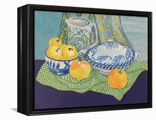 Still life with Tureen and Apples,1999,-Joan Thewsey-Framed Premier Image Canvas