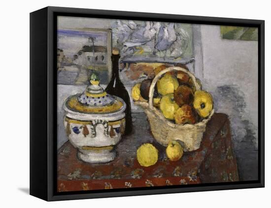 Still-Life with Tureen, c.1877-Paul Cézanne-Framed Premier Image Canvas