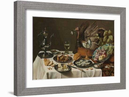 Still Life with Turkey Pie, 1627-Pieter Claesz-Framed Giclee Print