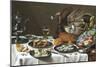 Still Life with Turkey Pie-Pieter Claesz-Mounted Premium Giclee Print
