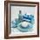 Still Life with Turquoise Objects, Symbol Wellness-Andrea Haase-Framed Photographic Print