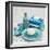 Still Life with Turquoise Objects, Symbol Wellness-Andrea Haase-Framed Photographic Print