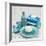 Still Life with Turquoise Objects, Symbol Wellness-Andrea Haase-Framed Photographic Print