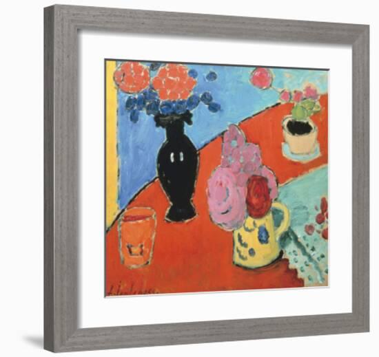 Still life with Vase and Jug-Alexej Von Jawlensky-Framed Giclee Print