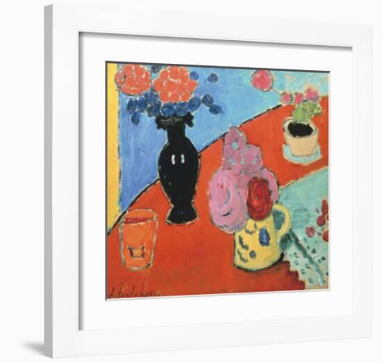 Still life with Vase and Jug-Alexej Von Jawlensky-Framed Giclee Print