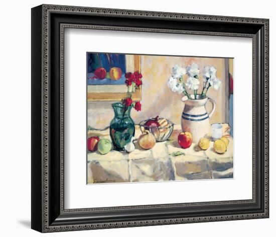 Still Life with Vase and Pitcher-Saladino-Framed Giclee Print