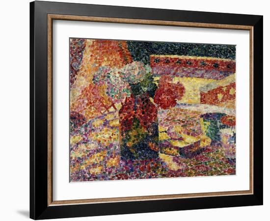 Still Life with Vase of Flowers, C.1907-Robert Delaunay-Framed Giclee Print