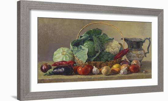 Still Life With Vegetables-Valeriy Chuikov-Framed Giclee Print