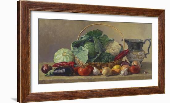 Still Life With Vegetables-Valeriy Chuikov-Framed Giclee Print