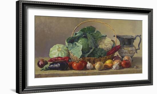 Still Life With Vegetables-Valeriy Chuikov-Framed Giclee Print