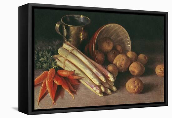 Still Life with Vegetables-null-Framed Stretched Canvas