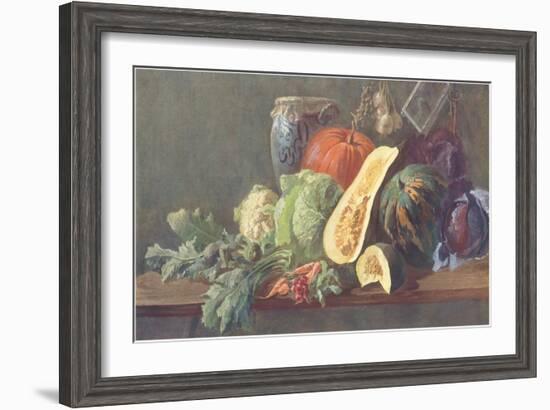 Still Life with Vegetables-null-Framed Art Print