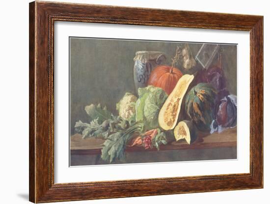 Still Life with Vegetables-null-Framed Art Print