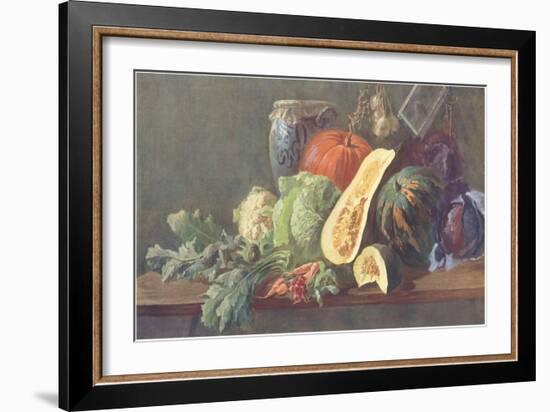 Still Life with Vegetables-null-Framed Art Print