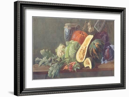 Still Life with Vegetables-null-Framed Art Print