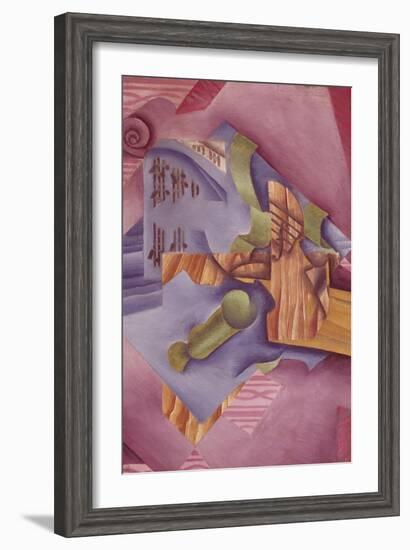 Still Life with Violin and Glass-Juan Gris-Framed Giclee Print