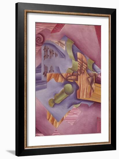 Still Life with Violin and Glass-Juan Gris-Framed Giclee Print